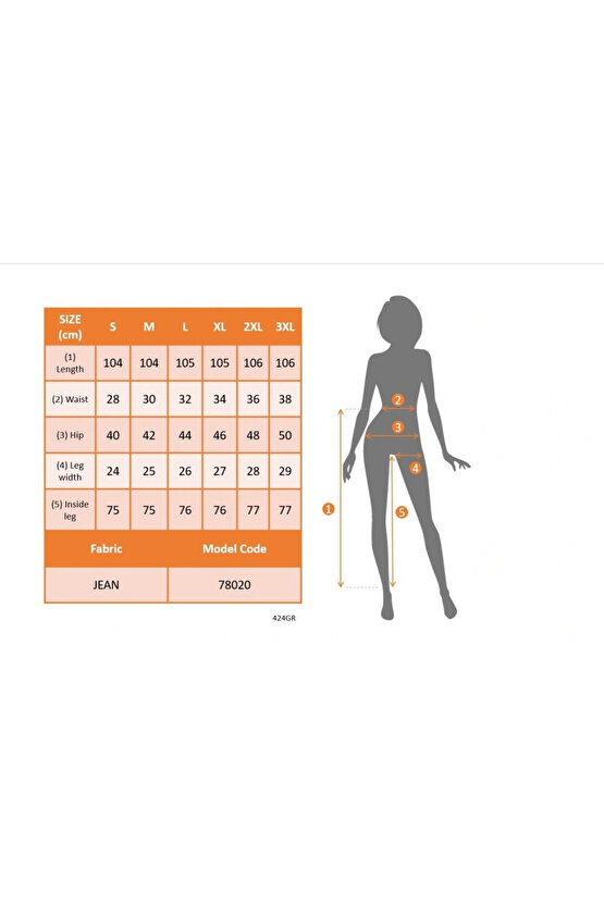 Kadın Yüksek Bel İspanyol Paça Kot Pantolon