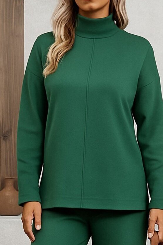 EQURİ Kadın Uzun Kollu Triko Ikili Takım