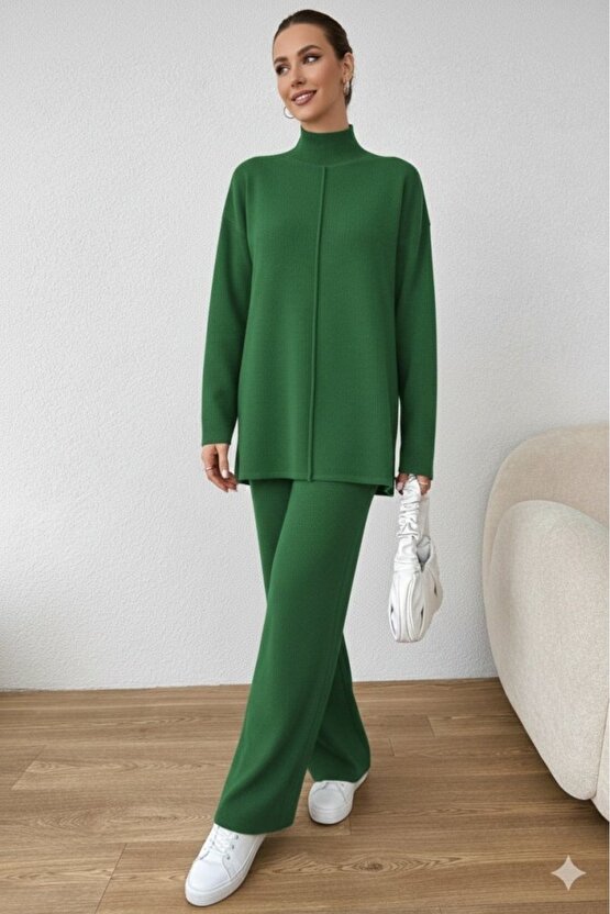 EQURİ Kadın Uzun Kollu Triko Ikili Takım