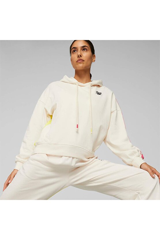 x lemlem Fleece Kadın Antrenman Kapüşonlu Sweatshirt