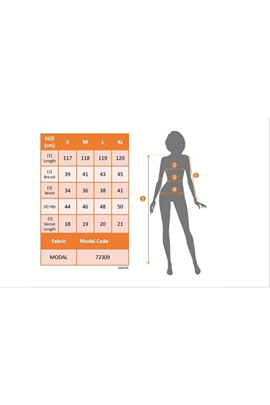 Kadın Yarım Ay Kollu Yuvarlak Yaka önünde Toka Detaylı Modal Maxi Elbise