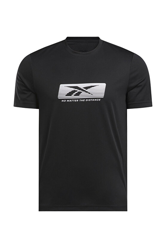 NO MATTER THE DIST GFX TE Siyah Erkek Kısa Kol T-Shirt