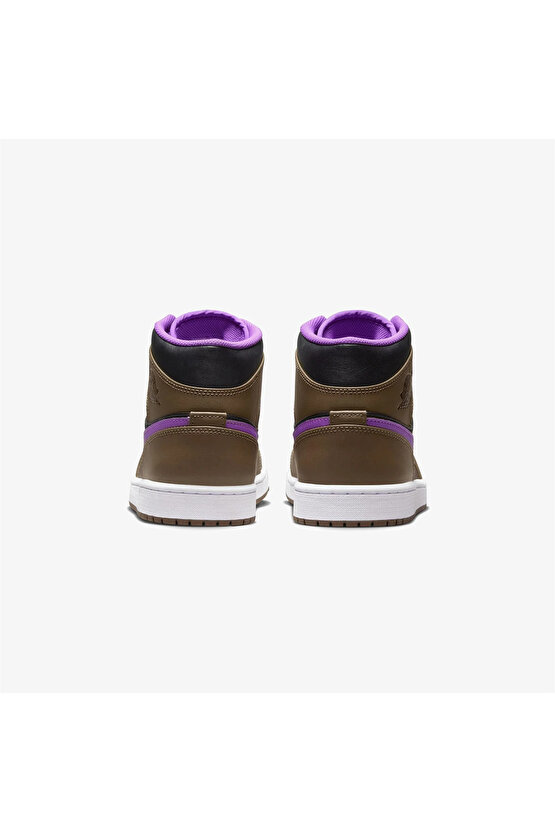 Jordan Air 1 Mid Purple Mocha Erkek Sneaker