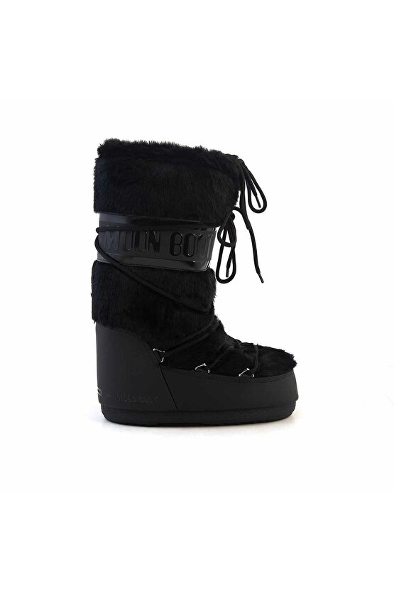Icon Faux Fur Kadın Kar Botu-14089000BLK