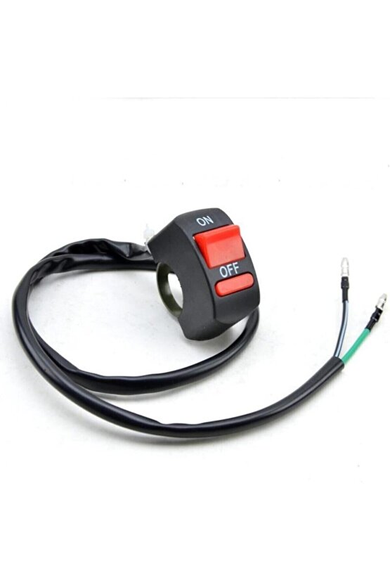 Motosiklet Sis Farı Aç Kapa Düğmesi  Butonu  Kırmızı