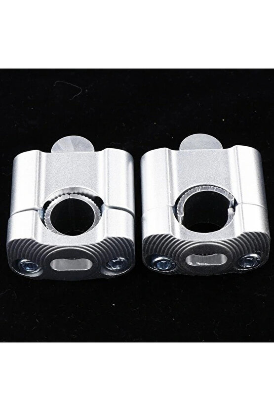 430 2 Parça Motosiklet Gidon Yükselticil 22 mm. 28 mm Nikel Takım