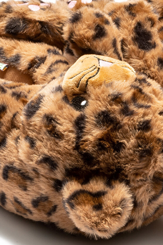 Pako Kadın Hayvanlı Panduf Leopar 3641