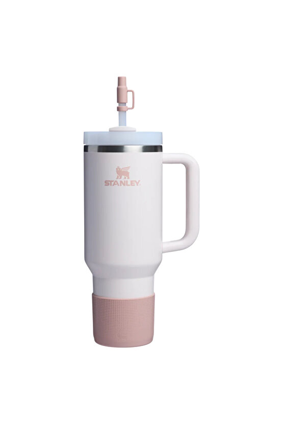 The Quencher Boot + Straw Topper 40oz Pink Dusk