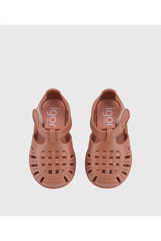 Tobby Solid Çocuk Sandalet Terracota S10271-381