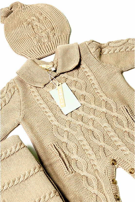 Yeni Doğan 5li Triko Tulum Set (Özel Kutulu)