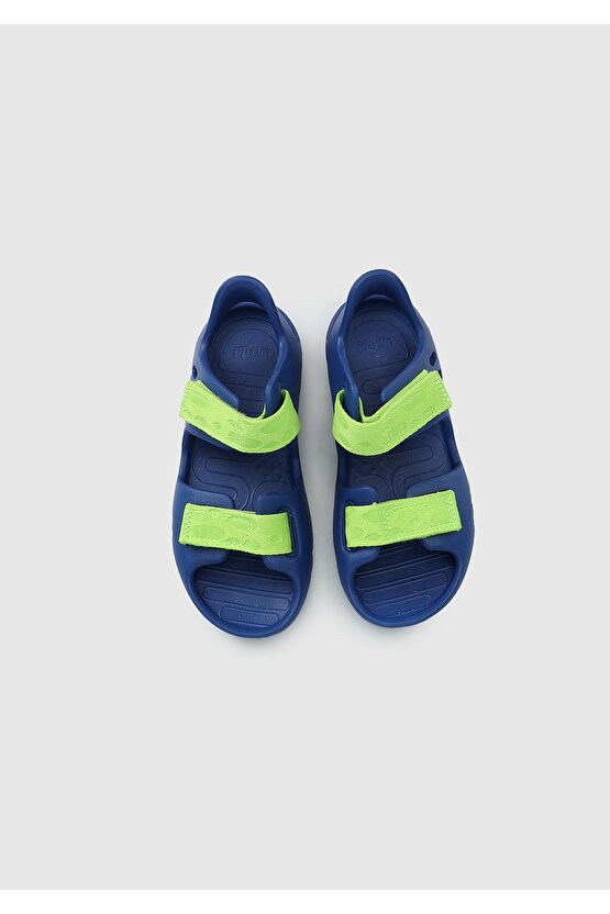 Mavi Erkek Çocuk Düz Sandalet