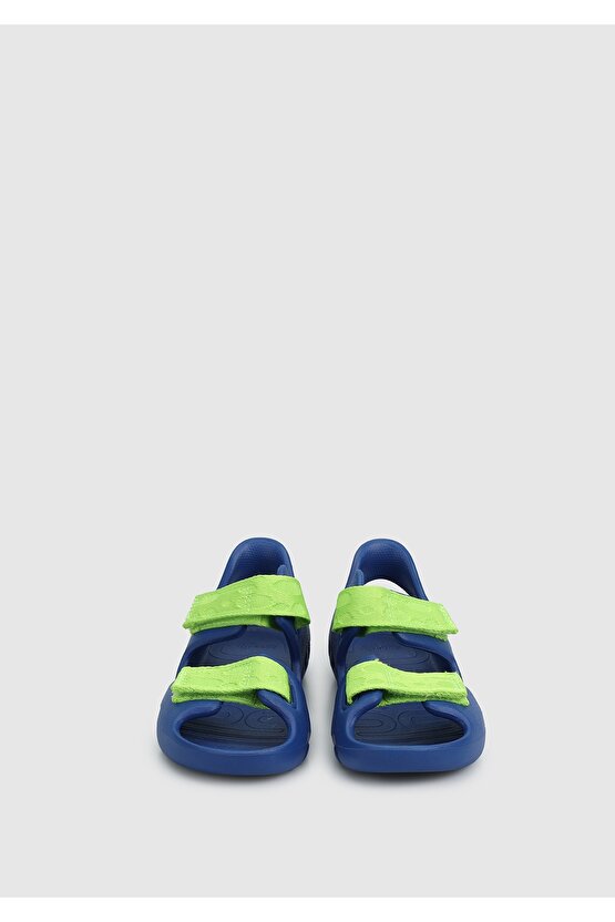 Mavi Erkek Çocuk Düz Sandalet