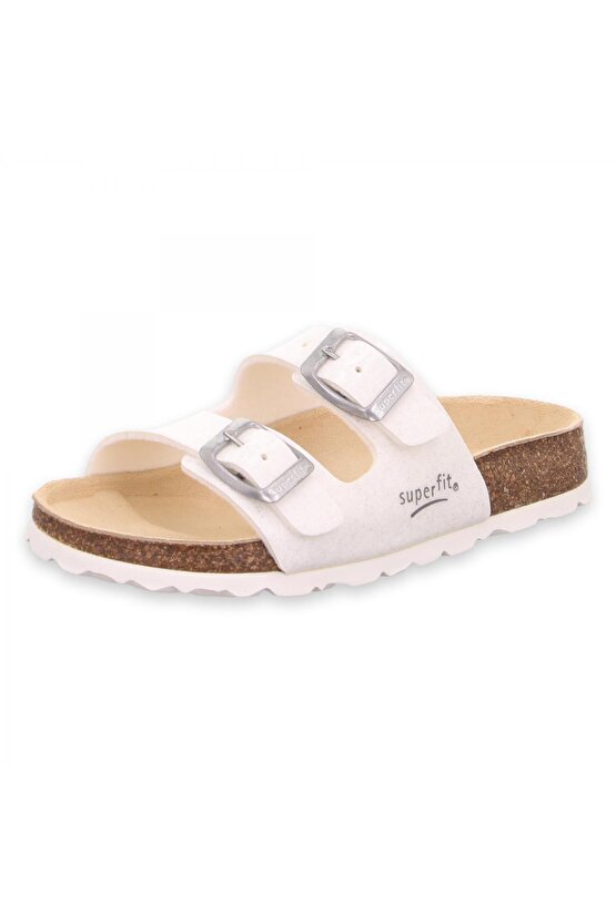 800111 G Deri Krem Unisex Terlik