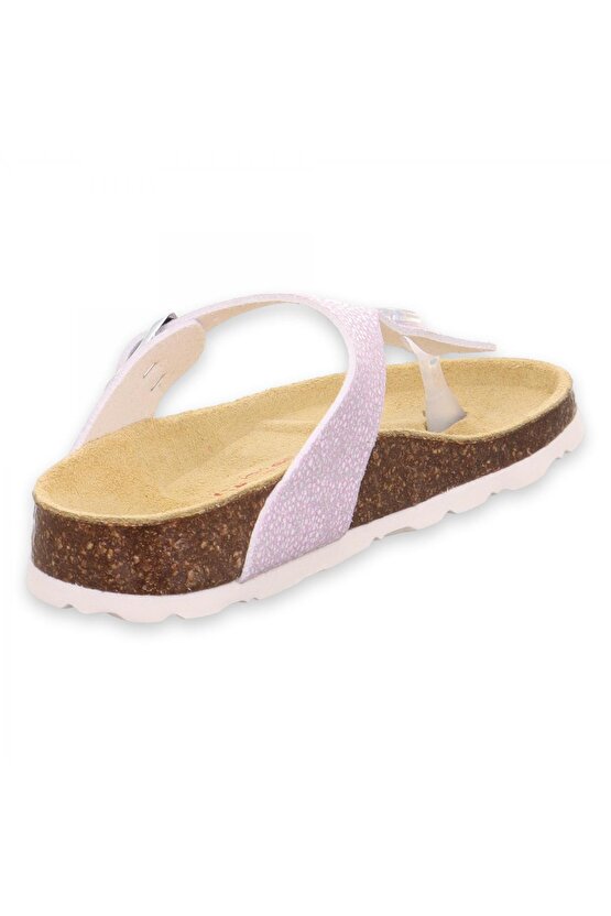 000117 Fussbettpantoffel Günlük Parmak Arası Lila Kadın Terlik