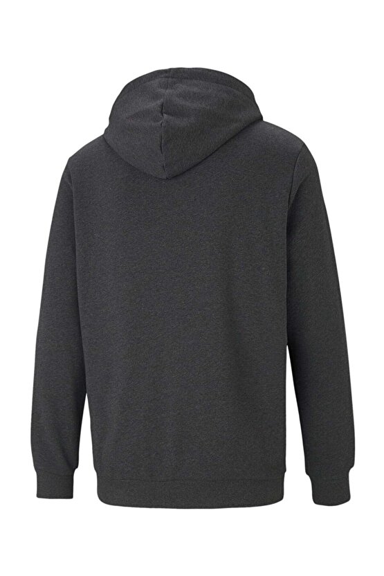 586688 ESS Big Logo Hoodie Erkek Kapüşonlu Sweatshirt FÜME