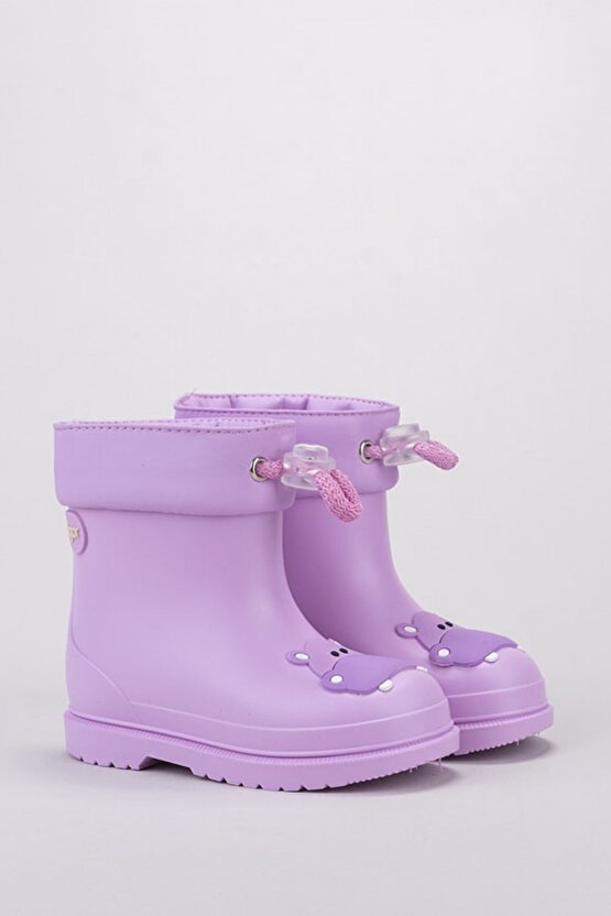W10214 Bimbi Hipo Çocuk Mor Yağmur Çizmesi