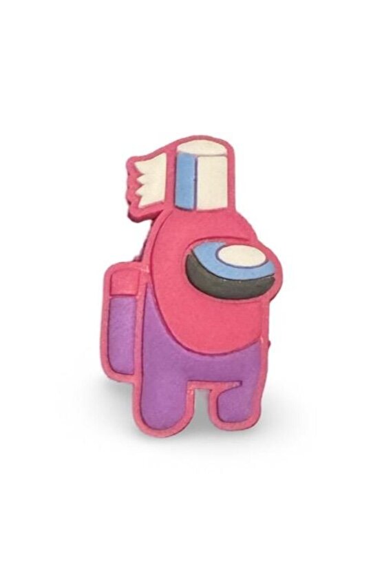 Pembe Tekli Terlik Süsü (1 adet) Jibbitz Charm