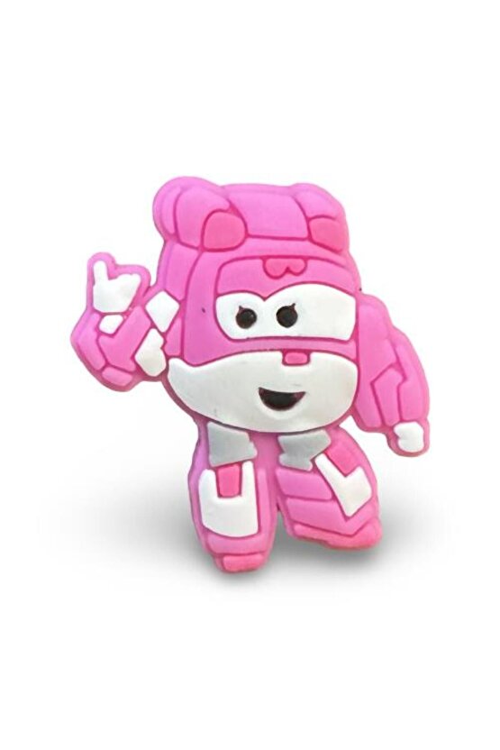 Pembe Crocs Tekli Terlik Süsü (1 adet) Jibbitz Charm