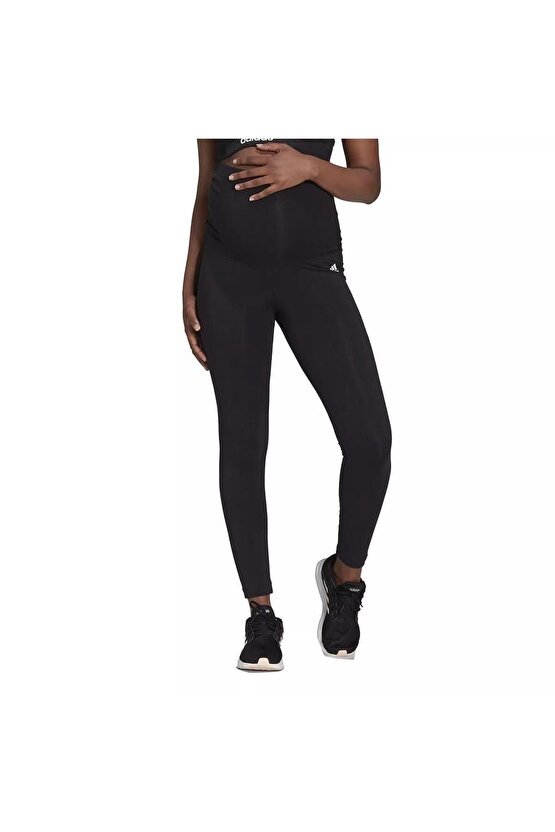 Kadın Siyah Maternity Leg Tayt