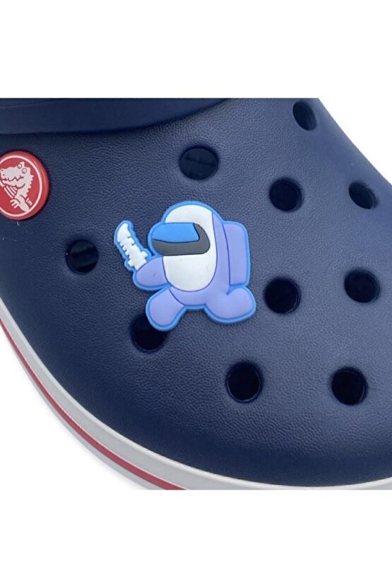 Jibbitz Mavi Tekli Terlik Süsü