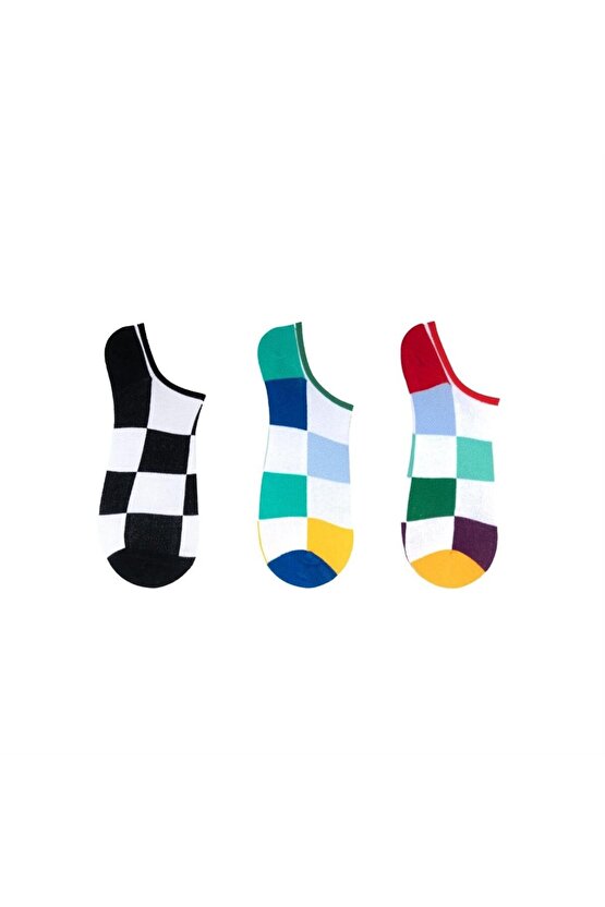 3 Çift Desenli Erkek Babet Çorap