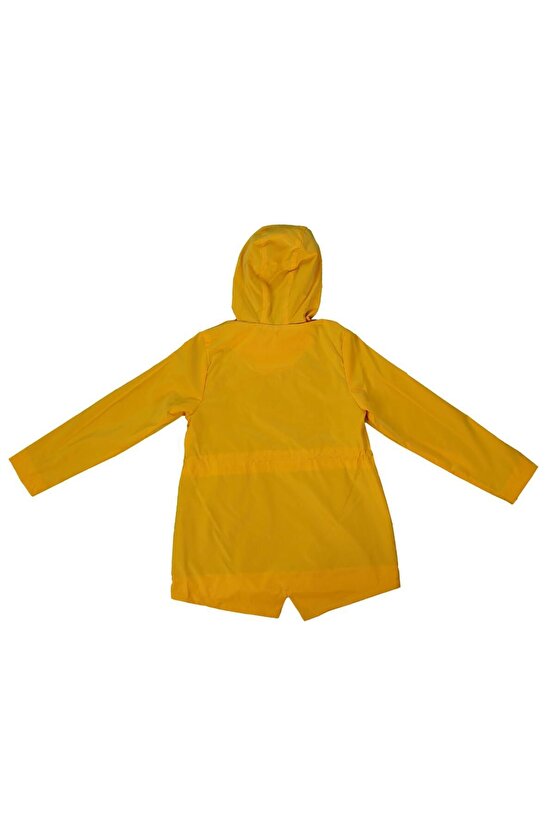 Su Geçirmez Sarı Çocuk Yağmurluk