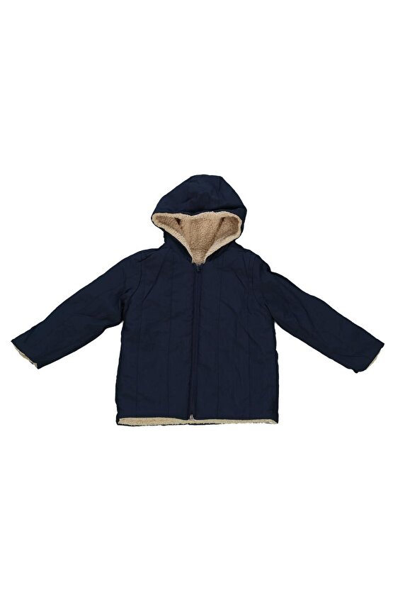 Çift Taraflı Welsoft Bej Çocuk Mont