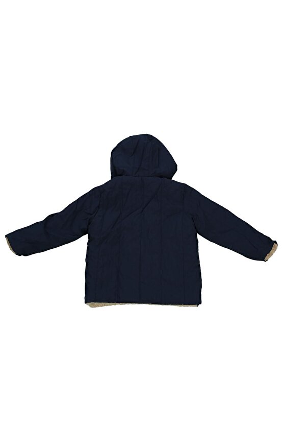 Çift Taraflı Welsoft Bej Çocuk Mont