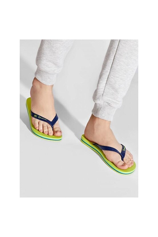 Erkek Yeşil Clas Brasil Terlik