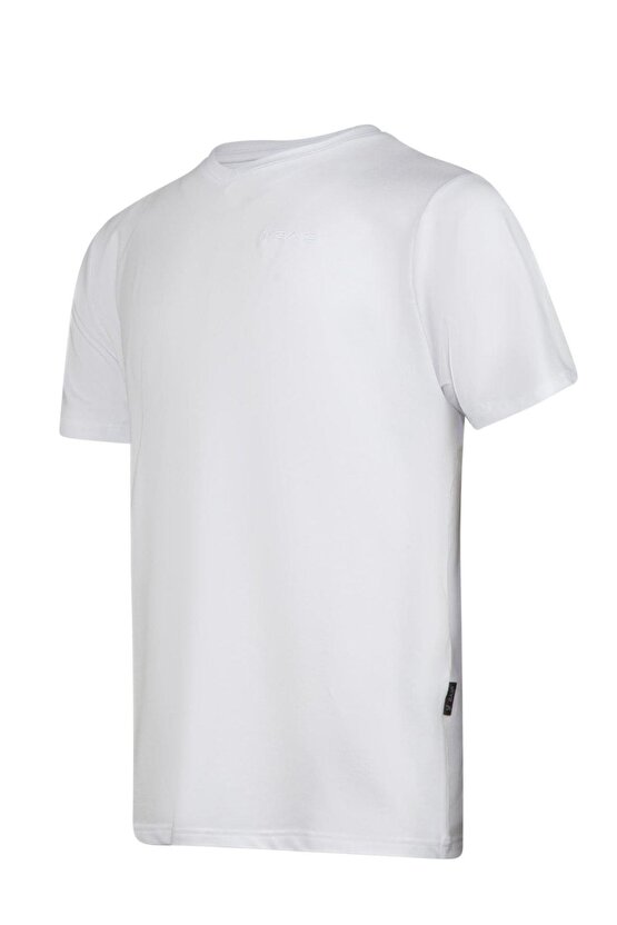 Victor Erkek Viloft V Yaka T-Shirt Beyaz