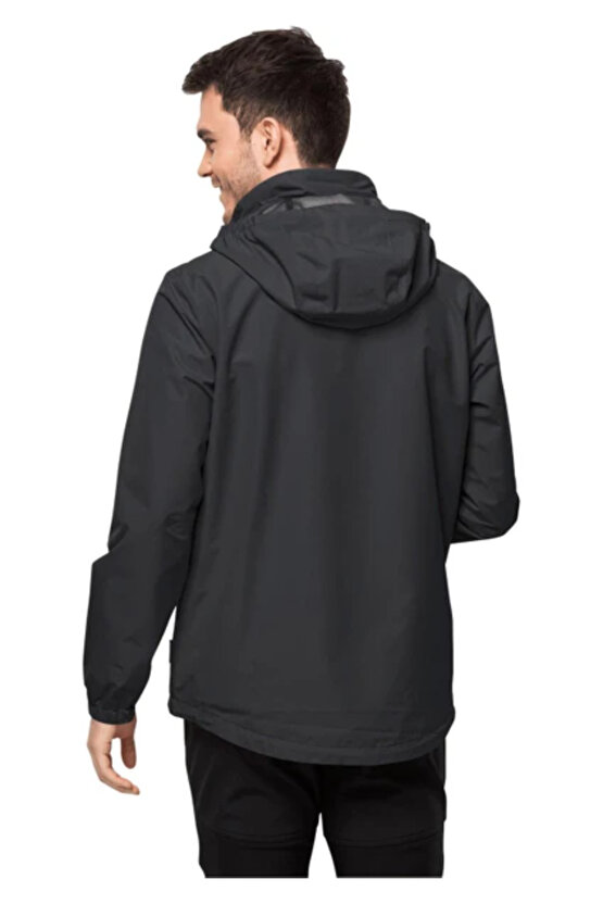 1111142_6000 STORMY POINT 2L JKT M Outdoor Yağmurluk Siyah