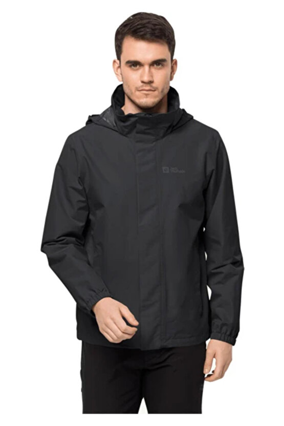 1111142_6000 STORMY POINT 2L JKT M Outdoor Yağmurluk Siyah