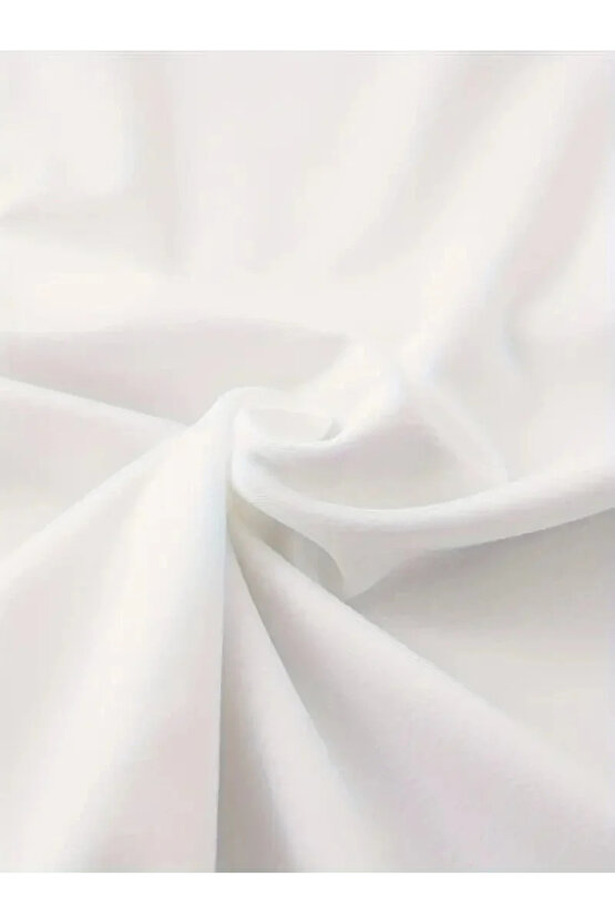 DO WHAT MAKES YOU HAPPY UNİSEX LİNEMEN OVERSİZE BASKILI T-SHİRT - BEYAZ