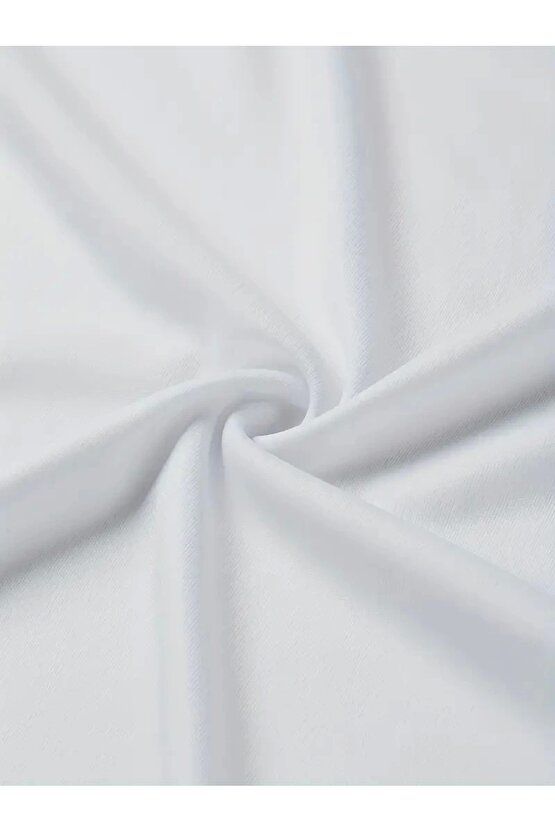 201 Penye Compack I TRIED TO WARN YOU. Baskılı Oversize Bisiklet Yaka T-shirt - Beyaz