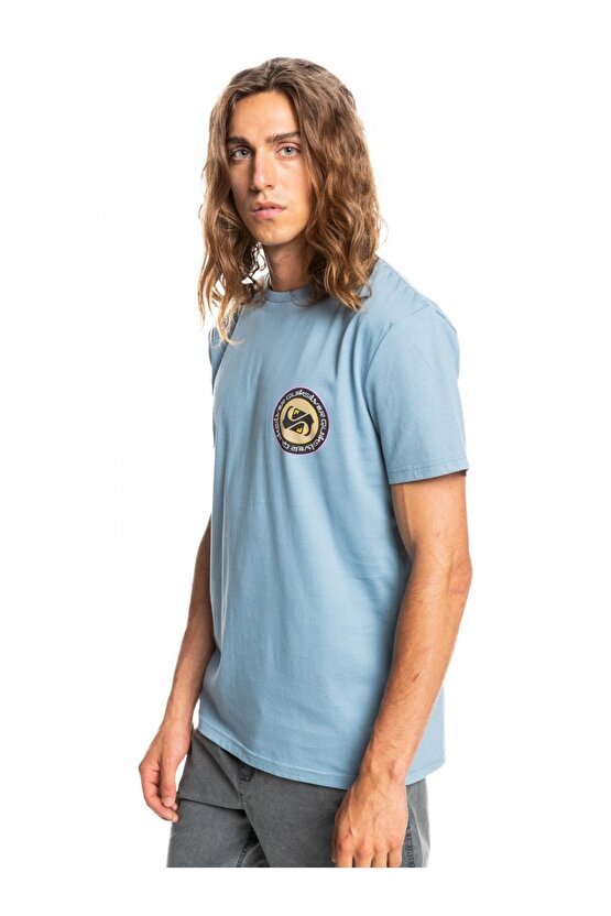 Eqyzt06665 Circle Game Ss Mavi Erkek T-shirt