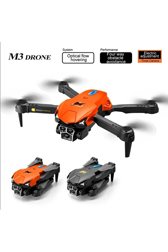 ÇİFT KAMERA VE BATARYALI DRONE UZAKTAN KUMANDALI APP DESTEKLİ QUADCOPTER TEK TUŞ İLE İNİŞ KALKIŞ