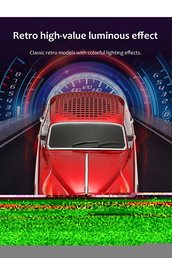 KLASİK JAGUAR MODEL ARABA BLUETOOTH HOPARLÖR MP3 MÜZİKÇALAR LED IŞIKLI ŞARJLI SPEAKER