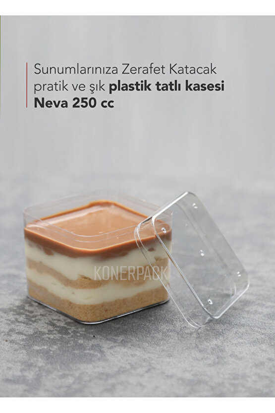 Plastik Magnolya Kasesi ,mika Sert Plastik Tatlı Kasesi , 12 Adet Kapaklı