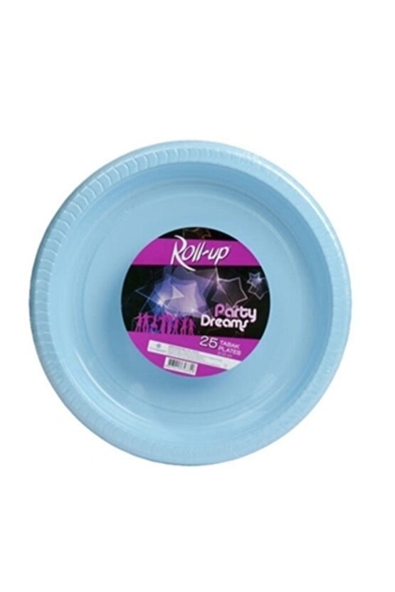 Plastik Tabak Açık Mavi