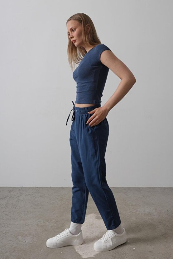 munn collection Pantolon - İndigo