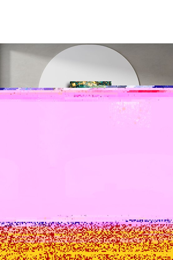 Edolika Kadın Kısa Kollu V Yakalı Desenli Fırfırlı Süprem Elbise