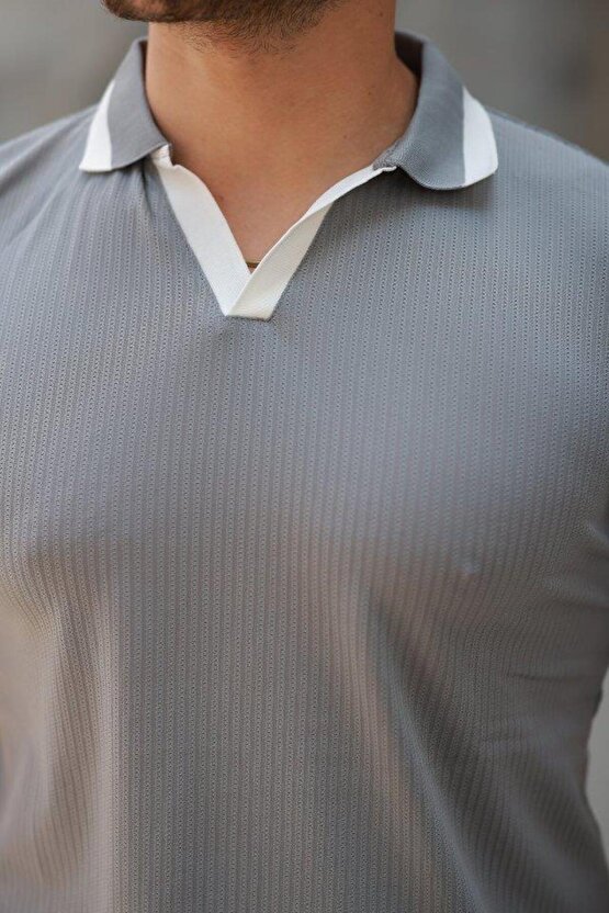 Erkek Hemşire Yaka Kısa Kollu Tişört