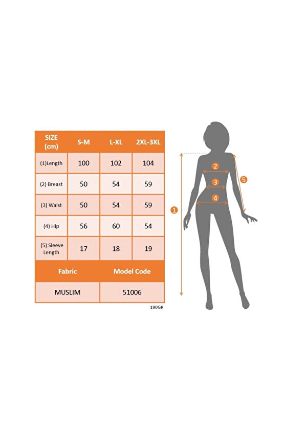 MDB Kadın Kısa Kollu V Yakalı Düğmeli Müslim Kısa Elbise