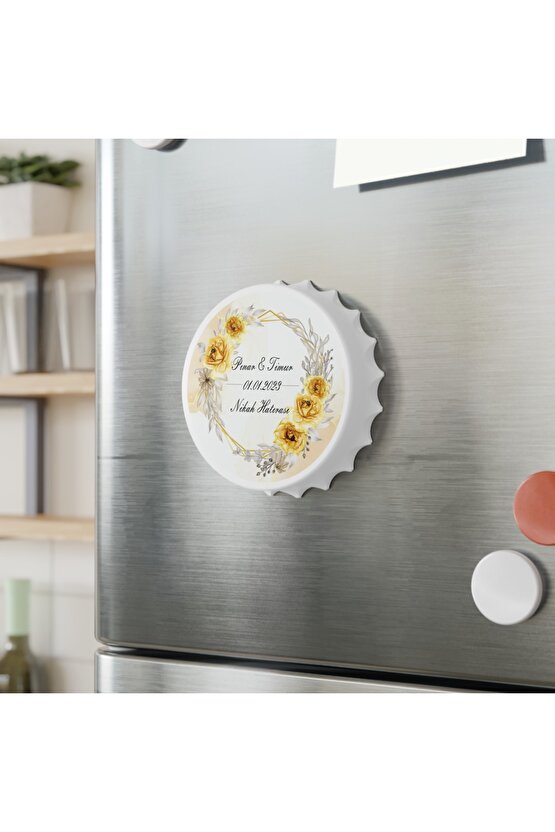 50 Adet Kapak Açacak Magnet Buzdolabı Süsü, Söz, Nişan, Kına, Nikah, Düğün Hatırası Promosyon 20