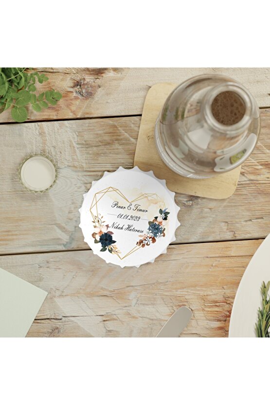 50 Adet Kapak Açacak Magnet Buzdolabı Süsü, Söz, Nişan, Kına, Nikah, Düğün Hatırası Promosyon 17