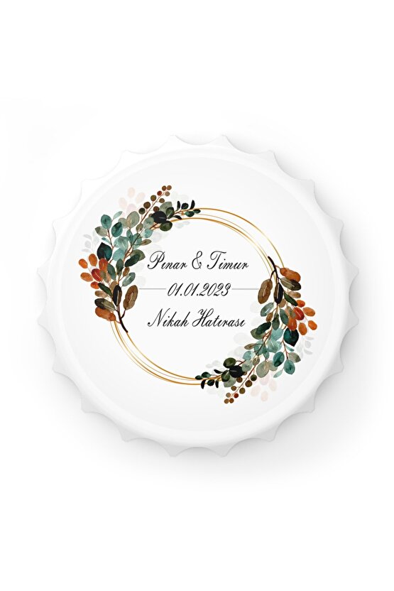 50 Adet Kapak Açacak Magnet Buzdolabı Süsü, Söz, Nişan, Kına, Nikah, Düğün Hatırası Promosyon 16