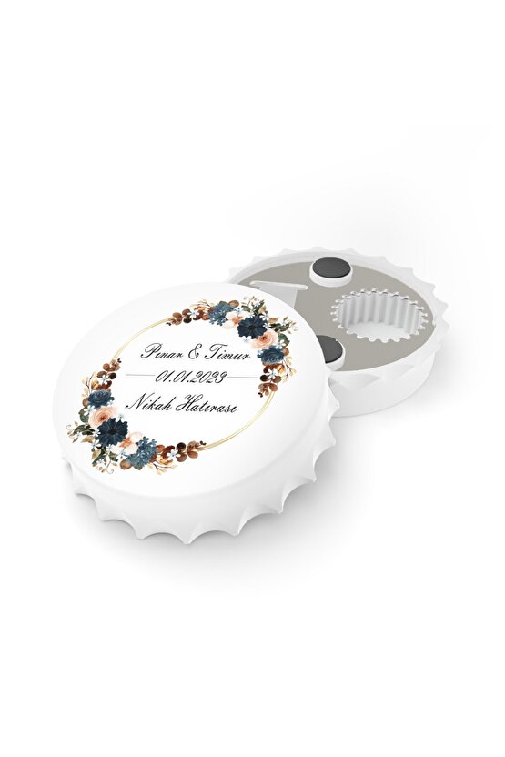 50 Adet Kapak Açacak Magnet Buzdolabı Süsü, Söz, Nişan, Kına, Nikah, Düğün Hatırası Promosyon 13