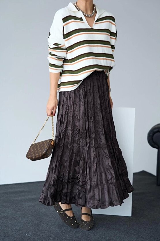 aten Uzun Etek KAHVE