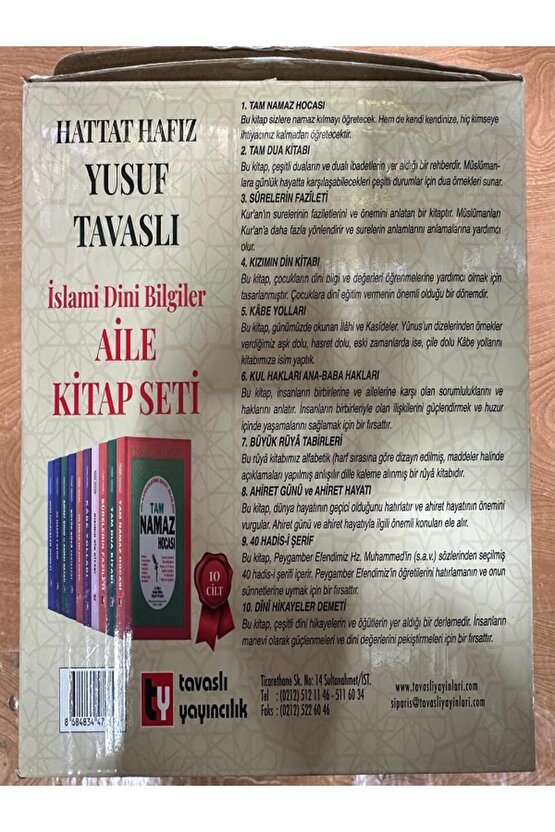 TAM DUA KİTABI TAM NAMAZ HOCASI KİTABI TOPLAM 11 KİTAP AİLE SETİ DİNİ BİLGİLER SETİ İSLAM SETİ KUTU
