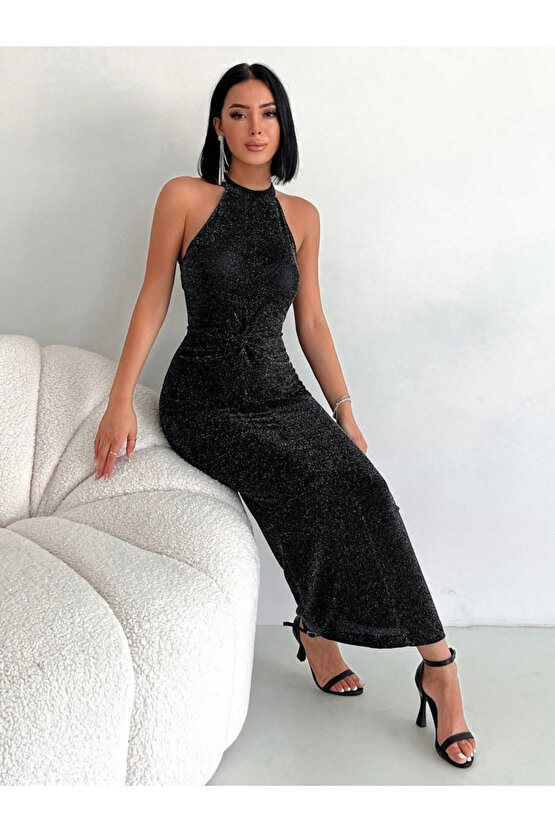 munn collection Simli Buzi Elbise